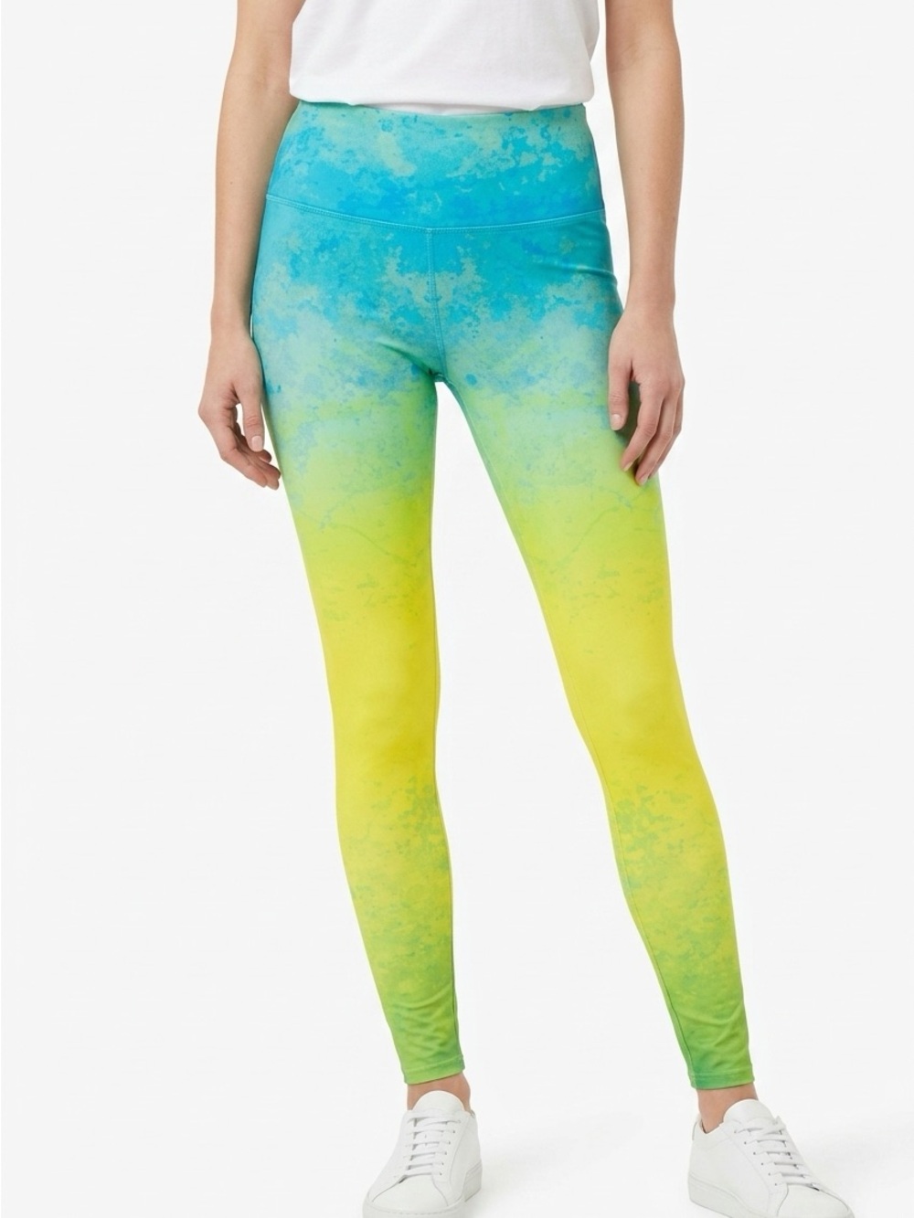 |•NOLI•| Gradient Blue Yellow Green Leggings Size Small